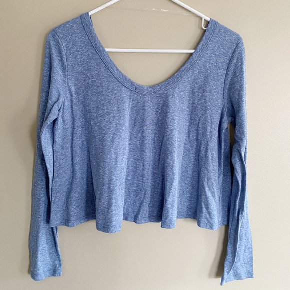Will run for icecream long sleeve crop top nwot - Picture 4 of 4